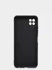 Оливковый чехол Samsung A22s 5G с защитой камеры и бархатом внутри