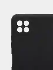 Оливковый чехол Samsung A22s 5G с защитой камеры и бархатом внутри
