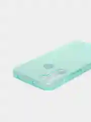 Бирюзовый чехол XIAOMI REDMI NOTE 8 блестящий