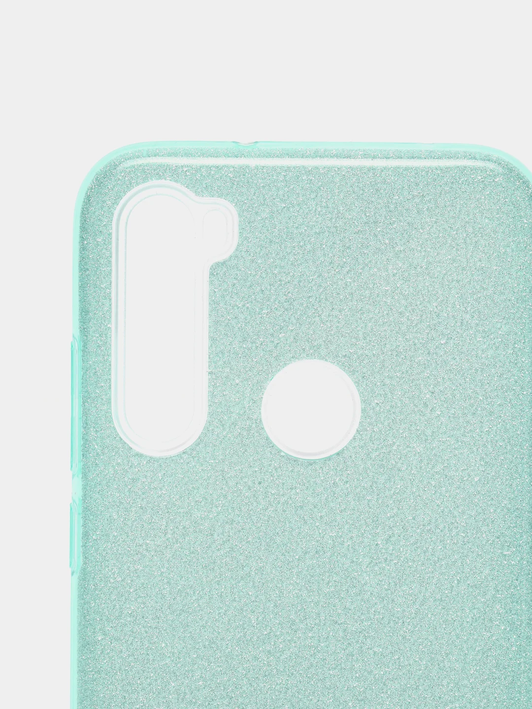 Бирюзовый чехол XIAOMI REDMI NOTE 8 блестящий