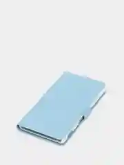 Голубой чехол книжка Sony C
