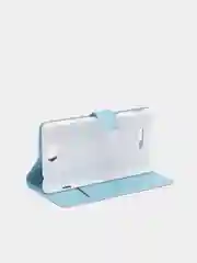 Голубой чехол книжка Sony C