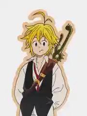 Деревянная 2д фигурка по аниме "Семь смертных грехов / Nanatsu no Taizai"