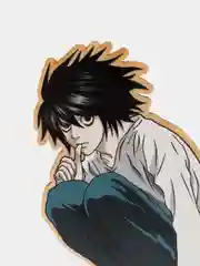 Деревянная 2д фигурка по аниме "Тетрадь смерти / Death Note"