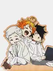 Деревянная 2д фигурка по аниме "Обещанный Неверленд / The Promised Neverland"