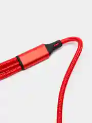 Красный кабель для зарядки/ кабель micro usb/ type-c/ lightning (8 pin) айфон