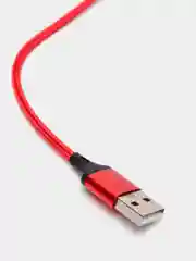 Красный кабель для зарядки/ кабель micro usb/ type-c/ lightning (8 pin) айфон
