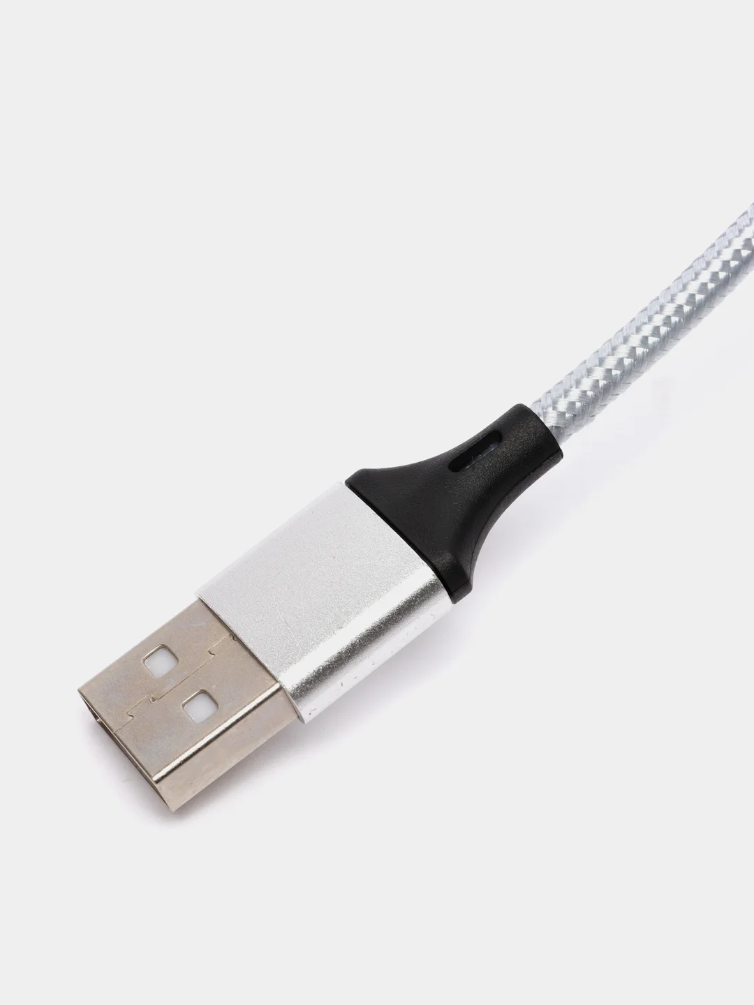 Серый кабель для зарядки/ кабель micro usb/ type-c/ lightning (8 pin) айфон