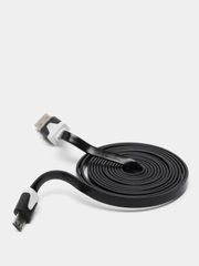 Кабель  плоский USB A - micro USB B длина 1,95 метра