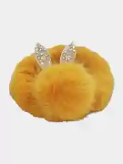 Манго резинка меховая  с ушками