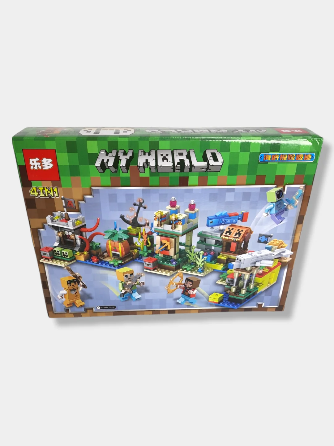 Конструктор MY WORLD, 4 вида