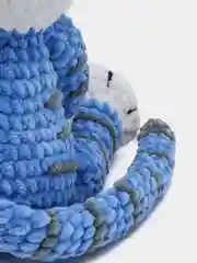 Голубой плюшевый тигренок