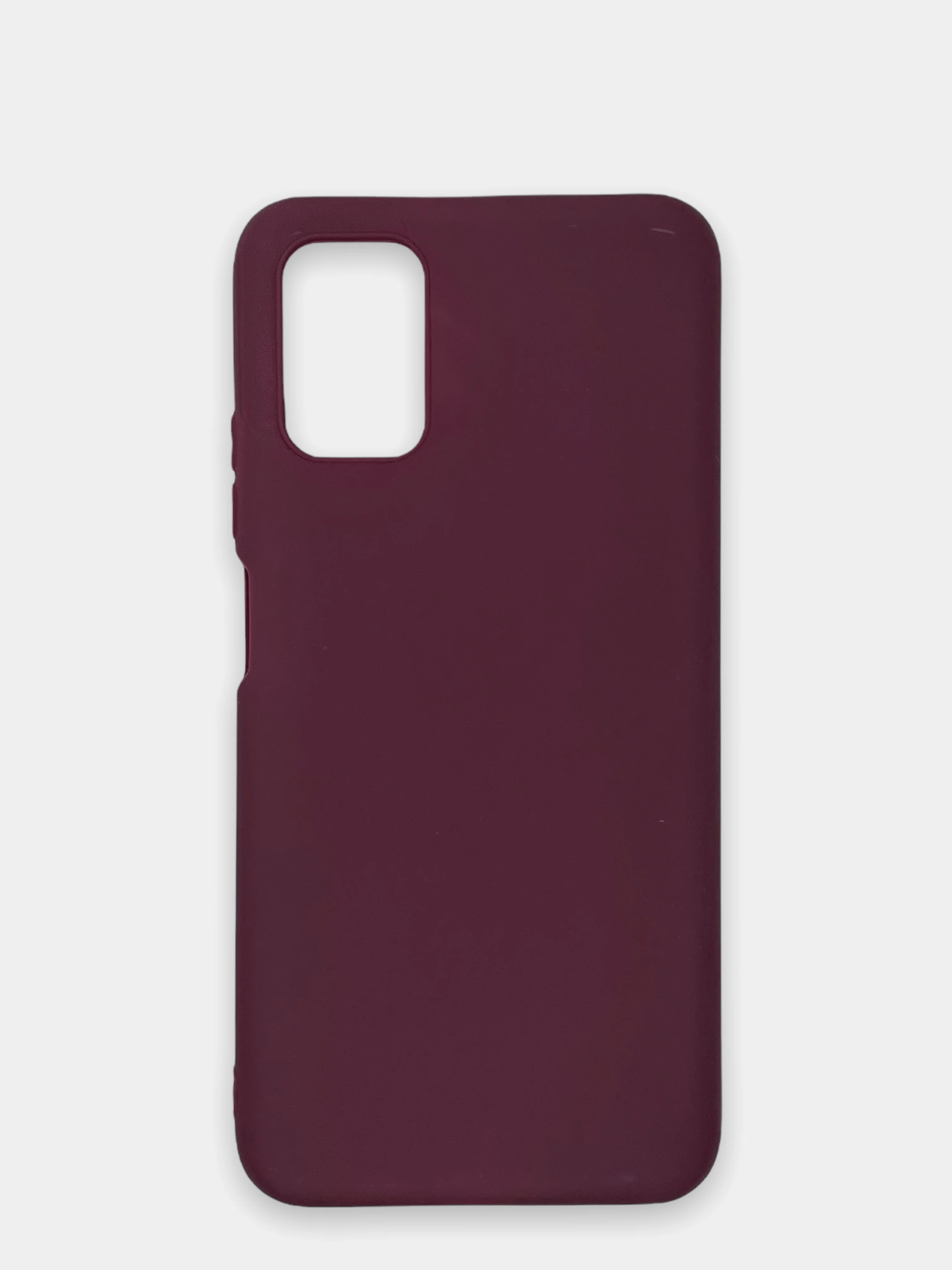 Багровый чехол Xiaomi Poco M3 (Сяоми Поко М3), силиконовый, матовый, цветной
