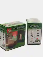 Конструктор мини фигурки майнкрафт с оружиями в костюмах Скелет
