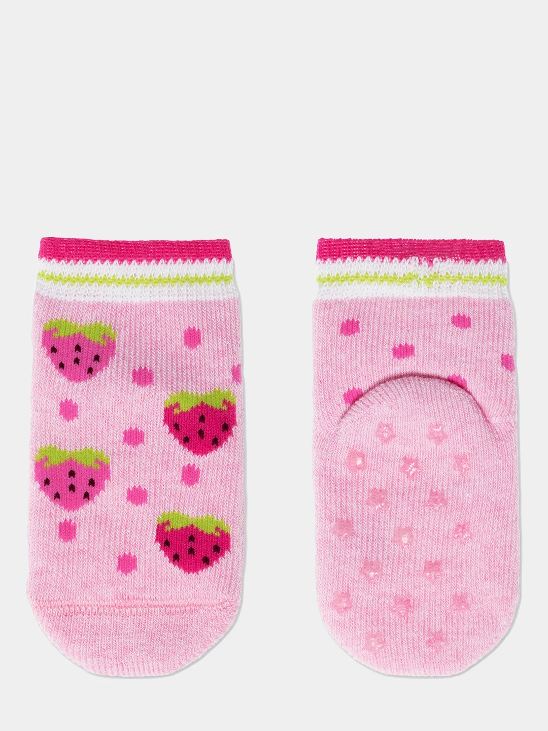 Розовый носки антискользящие махровые Conte-kids Sof-Tiki
