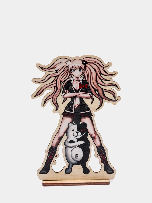 Деревянная 2д фигурка по аниме "Данганронпа / Danganronpa"