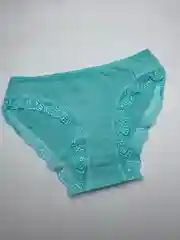 Бирюзовый трусы женские хлопковые