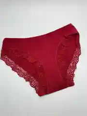 Бордовый трусы женские хлопковые