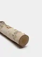 Белый жердочка из натуральной ветки с корой 300 мм. для небольших попугаев