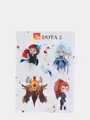 Черный авторские стикеры Дота 2 / Dota 2 от ESDES /