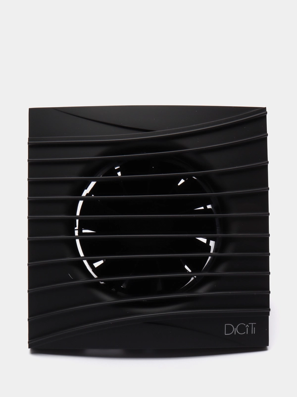 Вытяжной вентилятор 100 бесшумный черный матовый с обратным клапаном SILENT 4C Matt Black