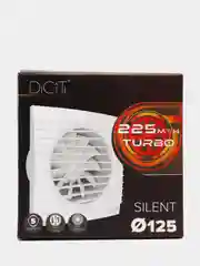 Вытяжной вентилятор тихий DICITI SILENT 5C Turbo с обратным клапаном мощный D 125
