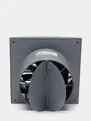 Вытяжной вентилятор 125 бесшумный серый с обратным клапаном  SILENT 5C Dark gray metal