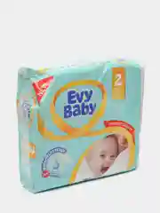 Подгузники Джумбо Evy Baby, мини, 2 размер, 3-6 кг, 80 штук