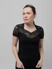 Черный джемпер женский