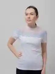 Голубой джемпер женский
