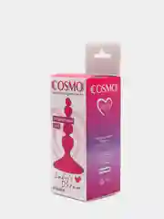 Анальный стимулятор COSMO, ярко-розовый, 8 см