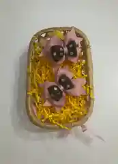 Кораллово-розовый заколка-бантик/ бантик на заколке