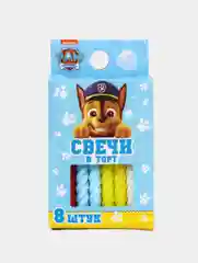 Голубой свечи для торта "Щенячий патруль"