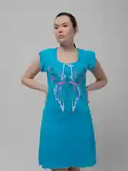 Бирюзовый платье "Бабочка"