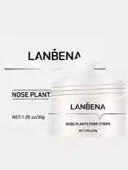 Маска крем от черных точек для носа Lanbena Nose, 60 очищающих полосок