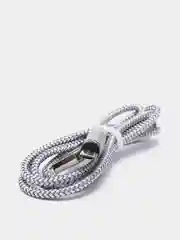 Серебряный магнитный кабель microUSB, type-C, Lightning