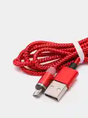 Белый магнитный кабель microUSB, type-C, Lightning