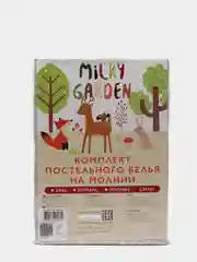 Постельное белье Milky Garden "Classic" 1,5-сп сатин Простынь на резинке 90х200 см