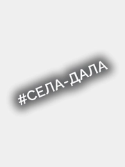 Наклейка на авто "Села-дала"