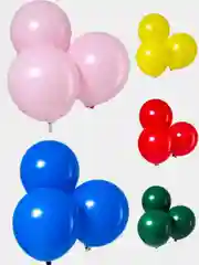 Воздушные шары разноцветные