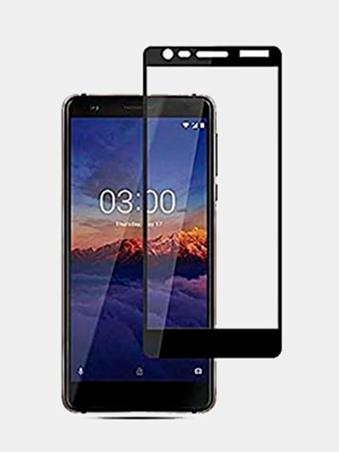 Защитное стекло 9D для Nokia 1 Plus, 3, 3.1, 3.1  Plus, 3.2, 4.2, 5.1, 6.1, 7, 7.1, 8