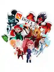 Авторские стикеры Дота 2 / Dota 2 от ESDES /