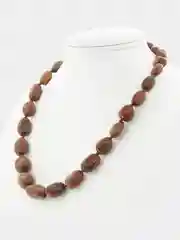 Бусы "Гирлянда-мини" из яшмы красной (ЮАР), длина 46см