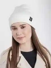 Белый шапка вязанная унисекс TRUE
