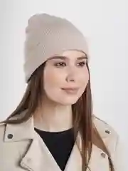 Хаки шапка вязанная унисекс TRUE