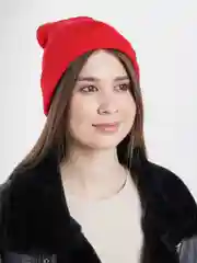 Красный шапка вязанная унисекс TRUE