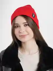 Красный шапка вязанная унисекс TRUE