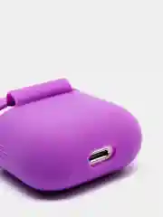 Сиреневый чехол силиконовый для наушников  Airpods 2