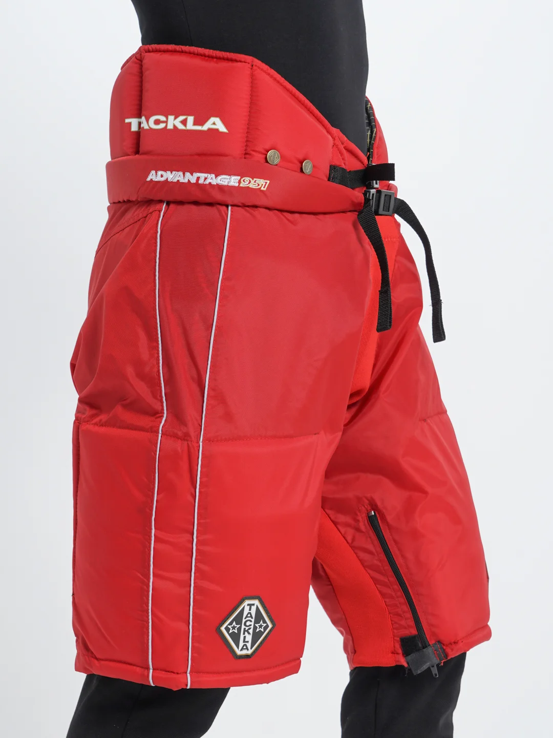 Красный хоккейные трусы Tackla Advantage 951 Sr