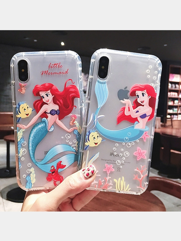 Чехол для iPhone 11, 12, 12 Pro, 7, 8 "Русалочка"